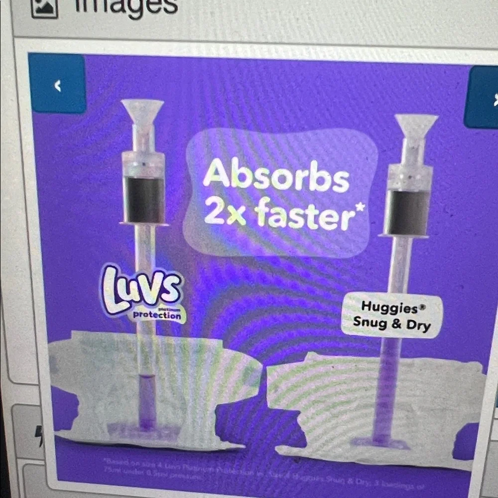 Luvs Platinum Protection Diapers Size 5